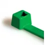 HellermannTyton T80L-N66-GN-C1 standarta kabeļu saite, 390 x 4,6 mm, zaļa, 100 gab. 116-05415