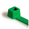 HellermannTyton T80L-N66-GN-C1 standarta kabeļu saite, 390 x 4,6 mm, zaļa, 100 gab. 116-05415