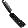 HellermannTyton FKH80 skrūvējams kabeļu saišu stiprinājums, melns PA66, 25mm x 56,5mm, 100 gab. 151-16800