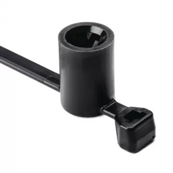 HellermannTyton T50SSBS5OT-E melnais kabeļu savilcējs 160mm x 4.6mm (500 gab. iepakojums) 155-30602