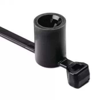 HellermannTyton T50SSBS5OT-E melnais kabeļu savilcējs 160mm x 4.6mm (500 gab. iepakojums) 155-30602