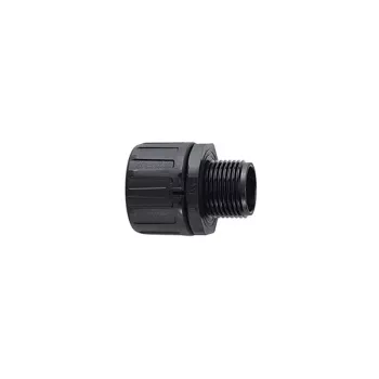HellermannTyton HG-67-S-M63 BK taisnais savienotājs NW67 M63x1.5 melns