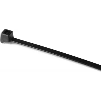 HellermannTyton CTT60R-PA66HS-BK karstumizturīga kabeļu saite, 205 mm x 4,7 mm, melna, 100 gab. 112-52112