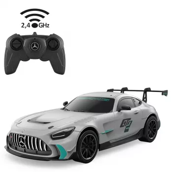 JAMARA Mercedes-Benz AMG GT2 1:24 2.4 GHz RC mašīna, pelēka 402240