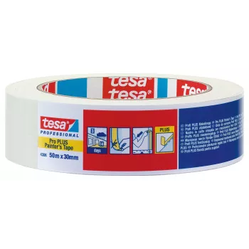 tesa PREMIUM 04306-00044-02 Krēpaina maskēšanas lente bēša 50 m x 30 mm (1 rullis)