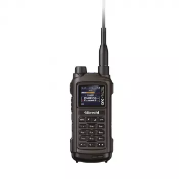 Albrecht Tectalk Duo PMR446 Freenet 1W divvirzienu rāciju komplekts melns 29148