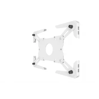 ALLNET VesaFLEX-Mount/10.1w balts planšetdatora VESA stiprinājums 10,1–13 collu planšetdatoriem, 360° rotācija, slēdzams, VESA 75/100
