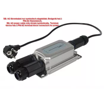 ALLNET Outdoor PoE Injektors IP67 IEEE 802.3bt 60W metāla korpuss ALL-PI2013Ov2BT60