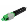 SYNERGY21 S215668 laukā uzstādāms SC/APC vienmodas optiskās šķiedras savienotājs 0,9 mm kabelim