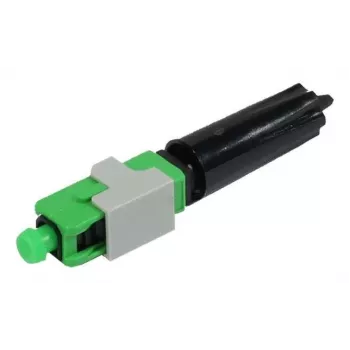 SYNERGY21 S215668 laukā uzstādāms SC/APC vienmodas optiskās šķiedras savienotājs 0,9 mm kabelim