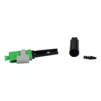 SYNERGY21 S215668 laukā uzstādāms SC/APC vienmodas optiskās šķiedras savienotājs 0,9 mm kabelim
