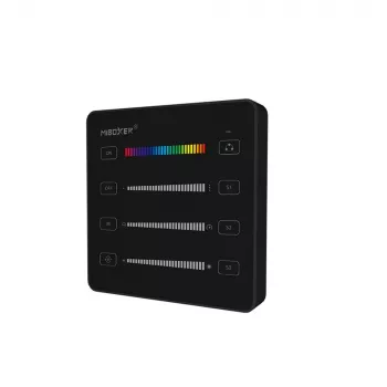 Miboxer B6 Pixel LED viedais paneļa kontrolieris RGB/RGBW/RGB+CCT melns