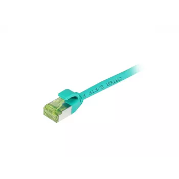 SYNERGY21 S217965 CAT6A S/FTP plānais komutācijas kabelis RJ45, 500 MHz, zaļš