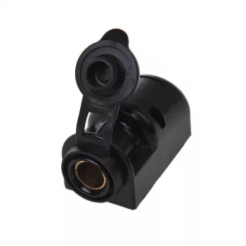 IWH virsmas montāžas DIN ligzda 12/24V 16A melna 019009