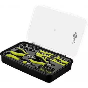 Goobay Advanced 49 detaļu precīzijas instrumentu komplekts elektronikas remontam 77846