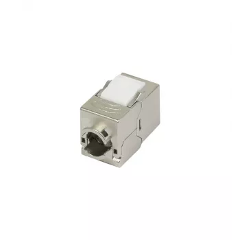SYNERGY21 S216338V2 CAT6A ekranēts Keystone modulis, bez instrumentiem, slim-line, RJ45, 500 MHz