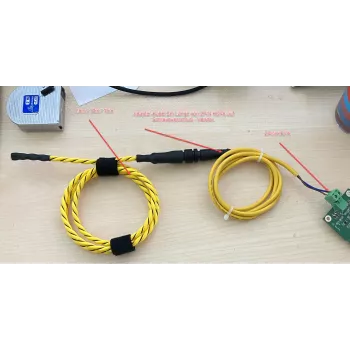 ALLNET MSR noplūdes noteikšanas kabelis 7,5m sensorais + 2m savienojuma kabelis (ALL445X-Leckage-7,5M-Cable)