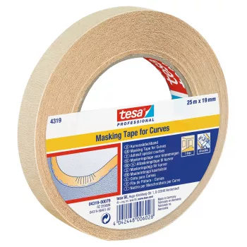 tesa 04319-00079-01 smalkās līnijas maskēšanas lente 25 m x 19 mm