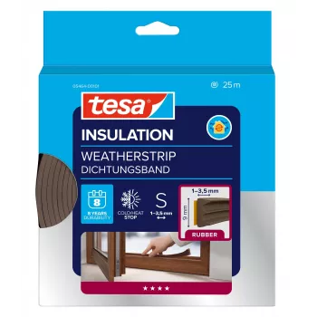tesa E-Profil 05464-00101-02 blīvēšanas lente tesamoll brūna 25 m x 9 mm