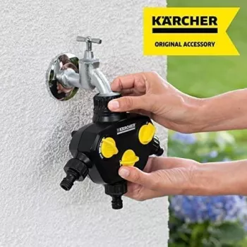 Kärcher 2.645-200.0 3 virzienu sadalītājs ar 60 mm iesūkšanas šļūteni un pretvārstu