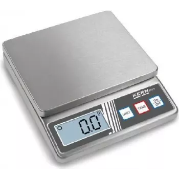 KERN FOB 5K1S digitālie pastmarku svari, 5 kg, 1 g, sudraba krāsā