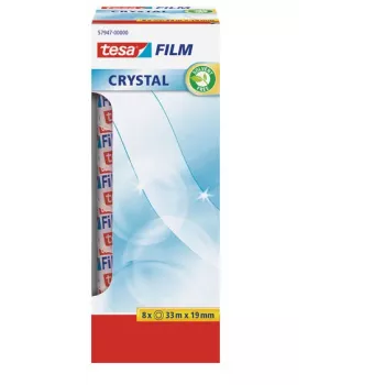 tesa 57947-00000-01 tesafilm® caurspīdīgā līmlente, 33 m x 19 mm, 8 rullīši