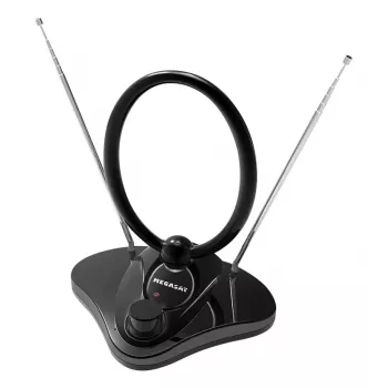 MEGASAT DVBT30V2 aktīvā iekštelpu antena 28dB DVB-T2 DAB+ ar LTE filtru 200218