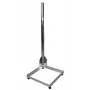 WEIß BS4040 alumīnija balkona statīvs 40x40 cm pamatne, 1 m masts, 48 mm diametrs 3040