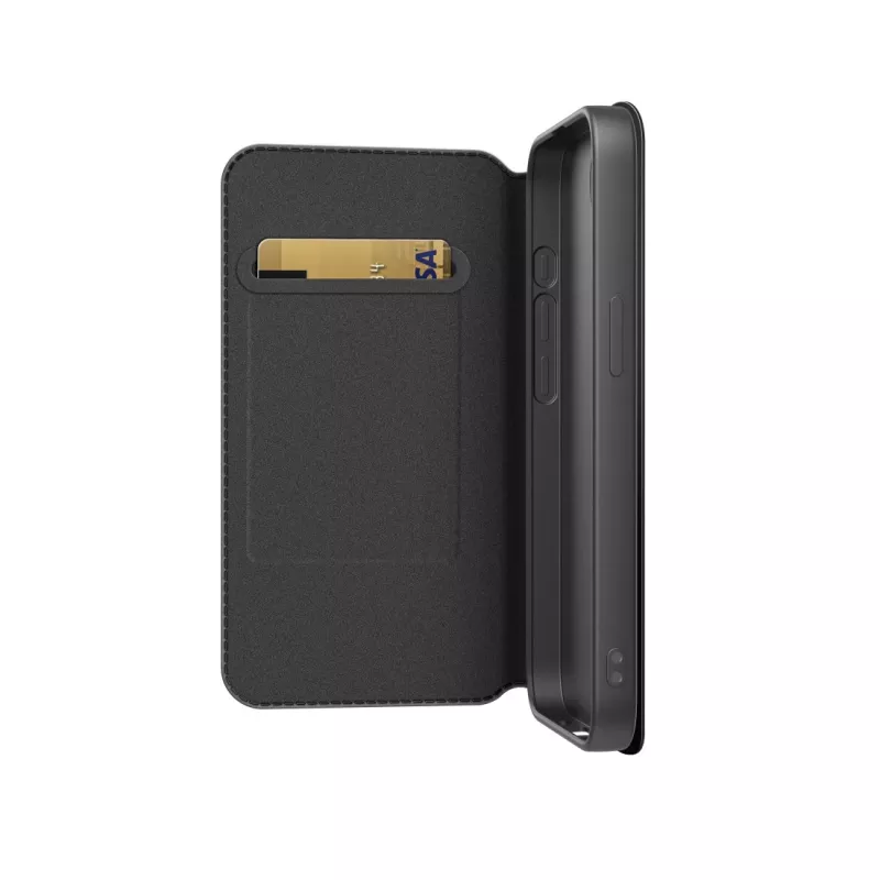 Black Rock Booklet Slim Folio vāks Apple iPhone 16e/17e, melns 00229688