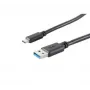 EXERTIS CONNECT USB 3.1 Type-C uz USB 3.0 Type-A kabelis, 1,8 m, melns 39910223