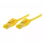 TECLINE Dätwyler Cat 6a S/FTP tīkla kabelis, PiMF, dzeltens, 3,0 m, 10 Gbit/s, bez halogēniem, Hirose TM31 savienotāji 78003Y