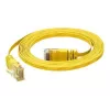 TECLINE Dätwyler Cat 6a S/FTP tīkla kabelis, PiMF, dzeltens, 3,0 m, 10 Gbit/s, bez halogēniem, Hirose TM31 savienotāji 78003Y
