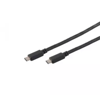 EXERTIS CONNECT USB-C uz USB-C kabelis 3.1 Gen 1 1,5 m melns 399055015