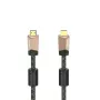 Hama 00205024 HDMI kabelis 0,75 m HDMI Type A (Standard) melns, rozā