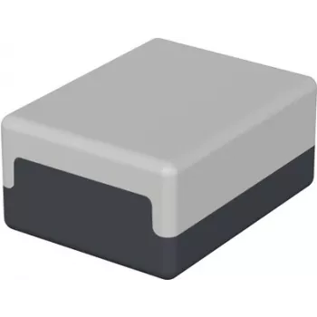 Bopla E 406 polistirola korpuss, pelēks, 65 x 50 x 30 mm, IP40, skrūvju savienojums