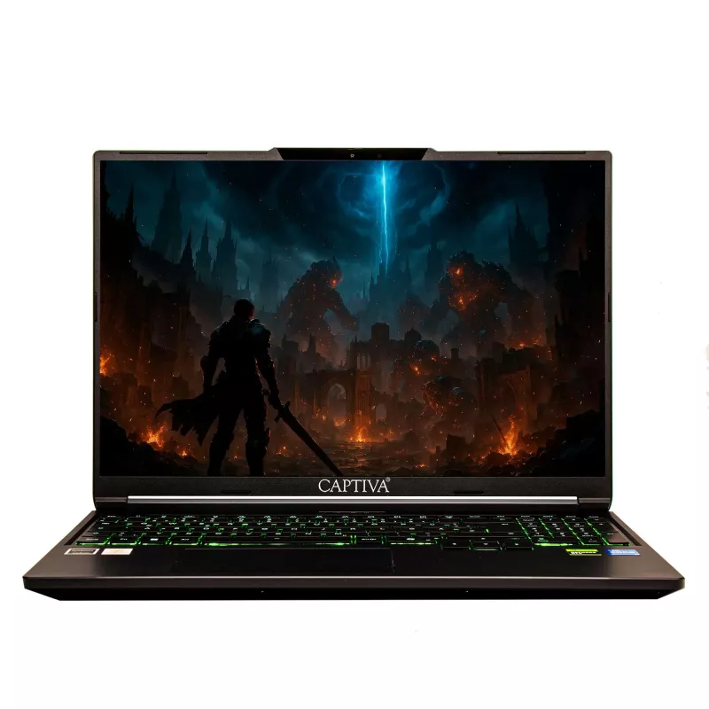 CAPTIVA Advanced Gaming I97-827CH 16 collu portatīvais dators - Intel Core i7-14650HX, 16GB DDR5, 1TB SSD, GeForce RTX 5060 8GB, Windows 11 Pro