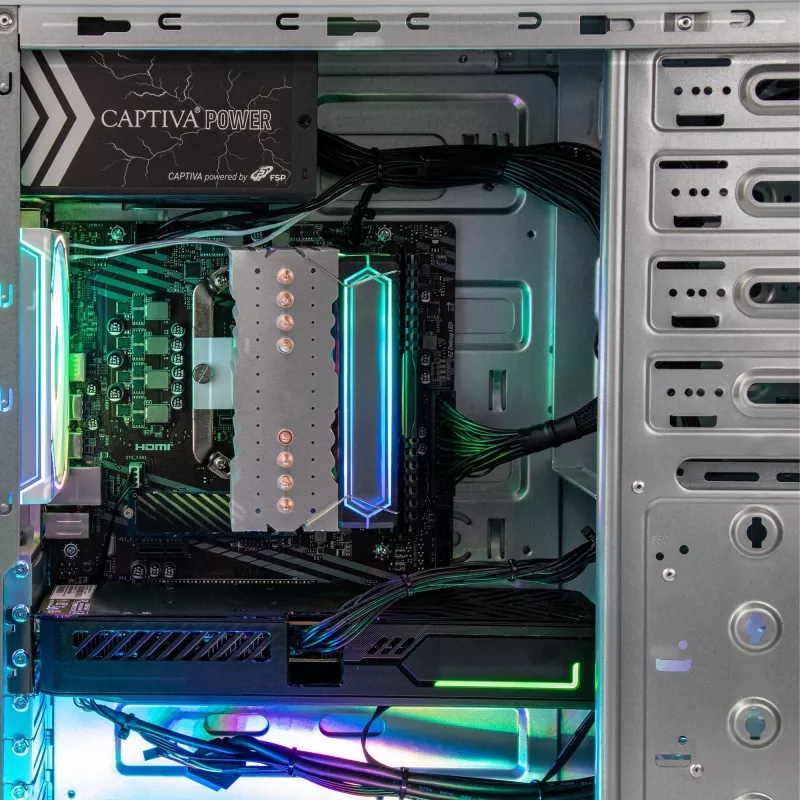 Captiva PC Advanced Gaming I98-672 (i5-14400F/RTX5060 Ti 8GB GDDR7/SSD 500GB/16GB/WLAN/bez OS)