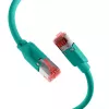 EFB-Elektronik Cat.6A S/FTP LSZH komutācijas kabelis, RJ45, zaļš, 25 m K8053.25