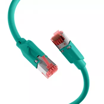 EFB-Elektronik Cat.6A S/FTP LSZH komutācijas kabelis, RJ45, zaļš, 25 m K8053.25