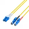 EFB-Elektronik Duplex Jumper LC-E2000 9/125µ OS2 LSZH dzeltenais 2,0mm 1m O0364.1