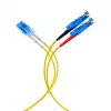 EFB-Elektronik Duplex Jumper LC-E2000 9/125µ OS2 LSZH dzeltenais 2,0mm 1m O0364.1