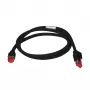 EFB Elektronik K0700SW.0,5 Cat.7 S/FTP LSZH komutācijas kabelis, 0,5 m, melns
