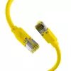 EFB Elektronik RJ45 komutācijas kabelis Cat.6A S/FTP LSZH dzeltens 0,15m (K8560GE.0,15)