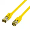EFB Elektronik RJ45 komutācijas kabelis Cat.6A S/FTP LSZH dzeltens 0,15m (K8560GE.0,15)