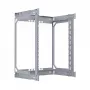 EFB Elektronik WGX-BF15 aizmugurējais rāmis X-Rack sienas skapim, 15U, 600x766mm, cinkots