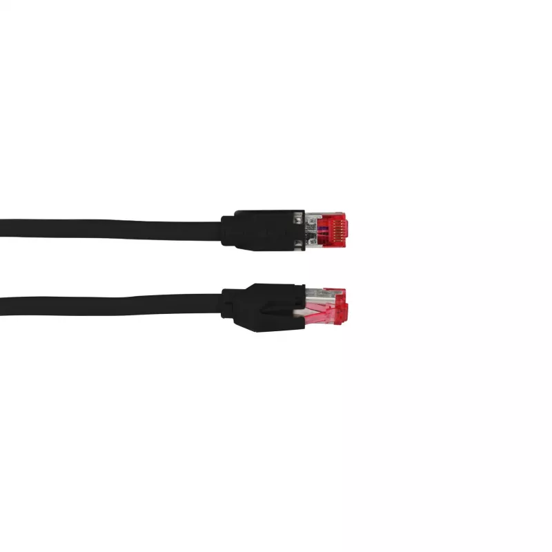 EFB Elektronik Cat.7 S/FTP LSZH tīkla kabelis, RJ45, melns, 0,15 m K0700SW.0,15
