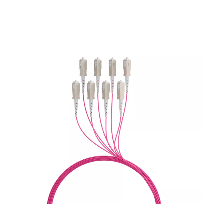 EFB Elektronik maģistrālais optiskais kabelis U-DQ ZN BH OM4 8G 1x8 SC-SC 30m Dca LSZH O8321S30OM4