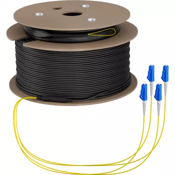 EFB Elektronik maģistrālais kabelis U-DQ ZN BH OS2 4E 1x4 LC-LC 50m Dca LSZH G675A1 - 50 m O8303S50OS2