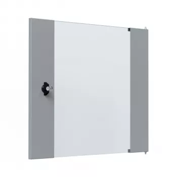 EFB Elektronik stikla durvis X-Rack sienas skapim 12U, pelēkas RAL 7035 (WGX-TUR12GR.G)