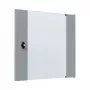 EFB Elektronik stikla durvis X-Rack sienas skapim 12U, pelēkas RAL 7035 (WGX-TUR12GR.G)
